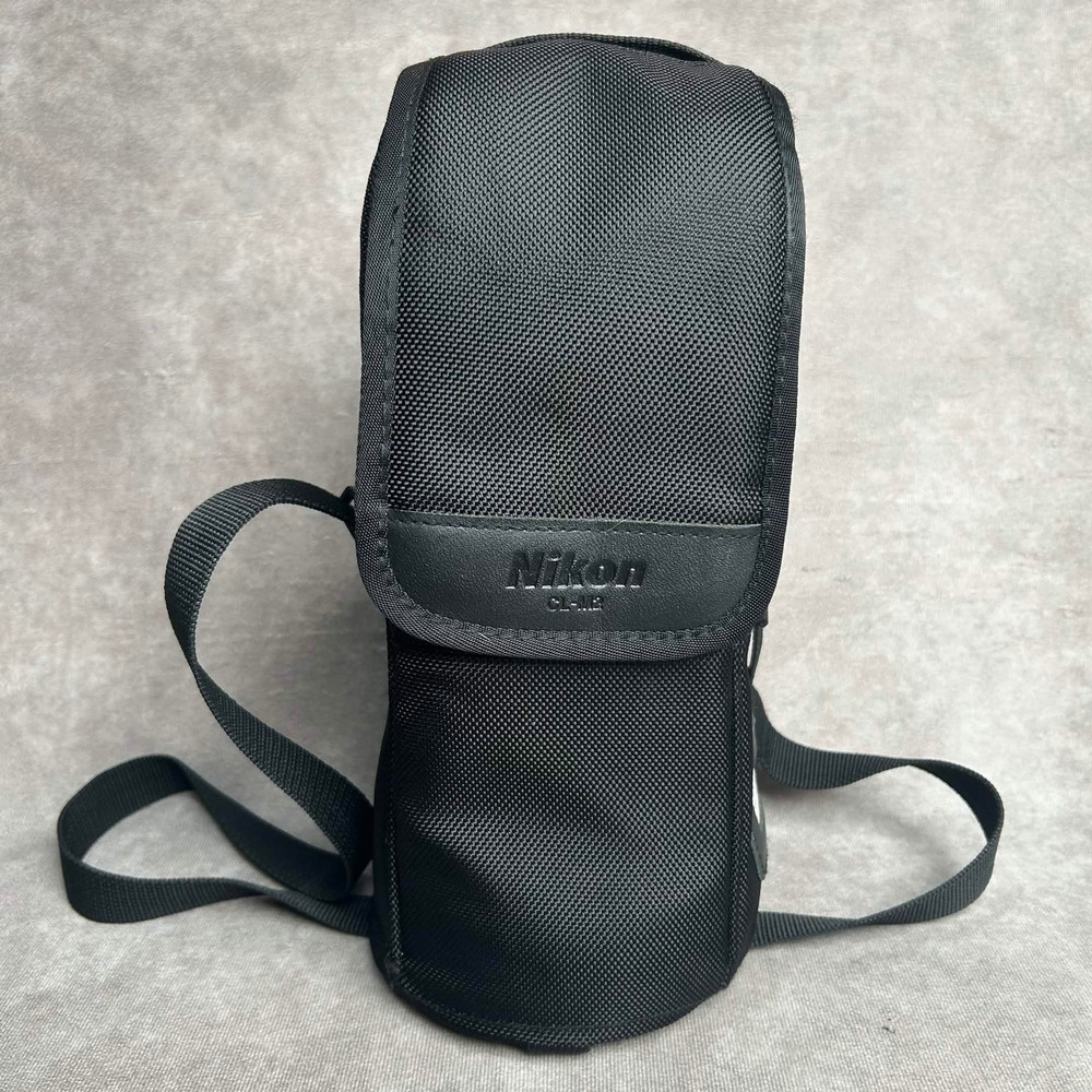 Nikon CL-M2 Semi-Soft Padded Ballistic Nylon Lens Case with Shoulder Strap Black